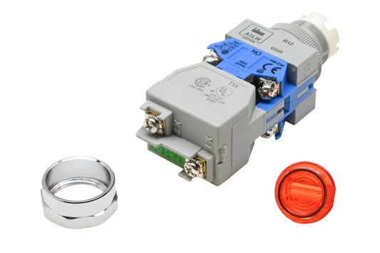 IDEC ASLW3312620D-R Illuminated Selector Switch NOS