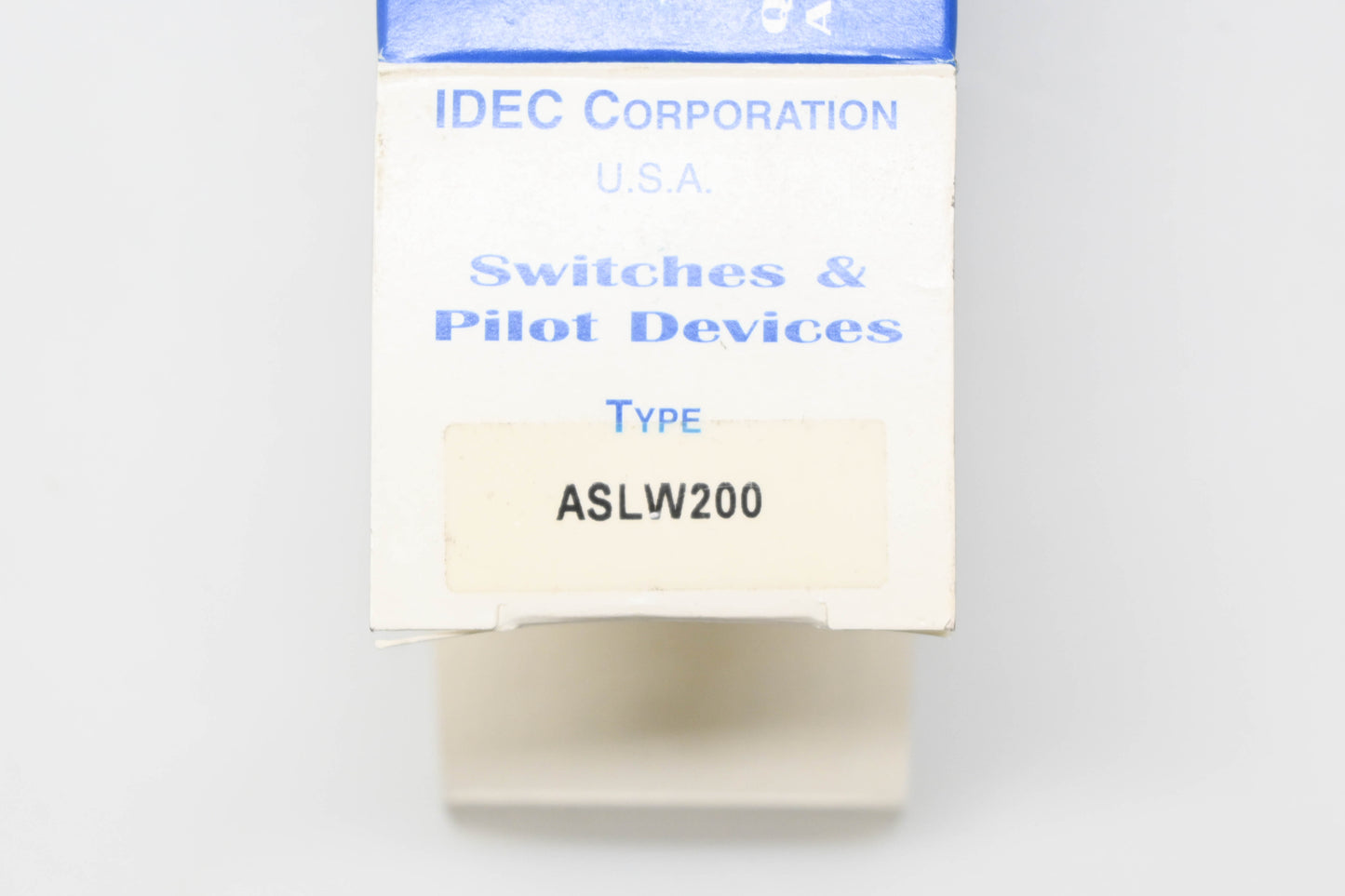 IDEC ASLW200 Single Throw Switch Head NOS