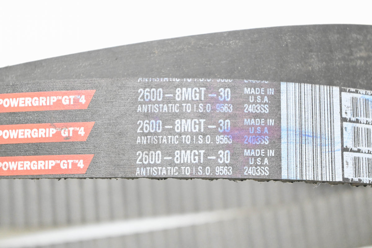 Gates 2600-8MGT-30 Cogged Belt NOS