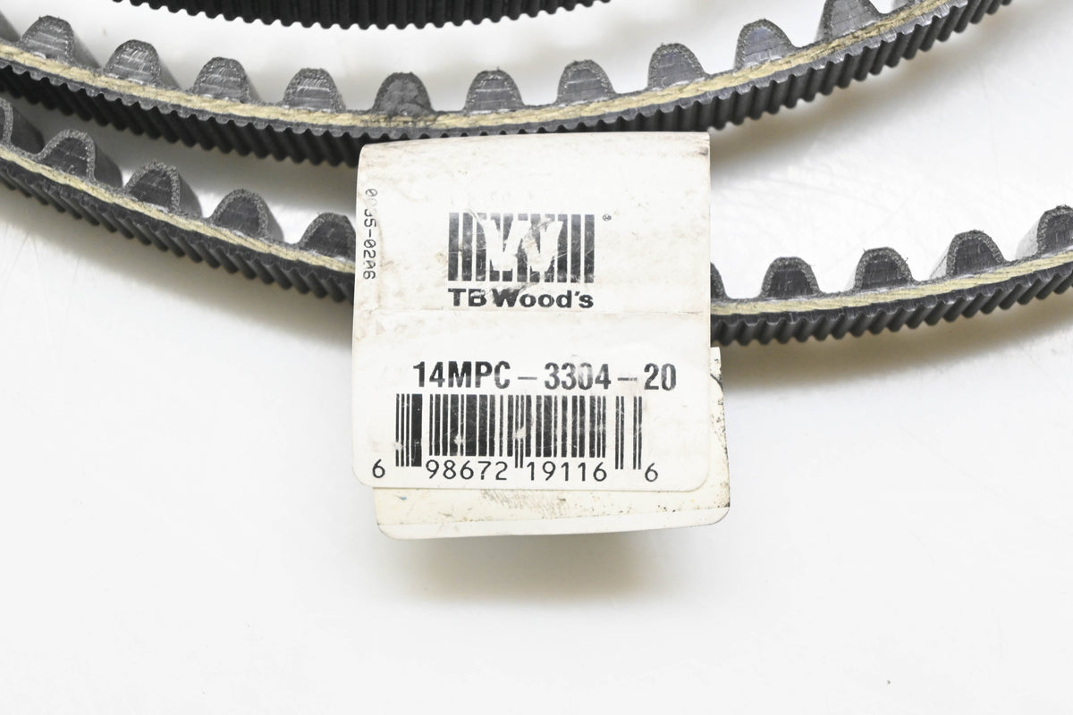 TB Woods 14MPC-3304-20, 698672191166 Cogged Belt NOS