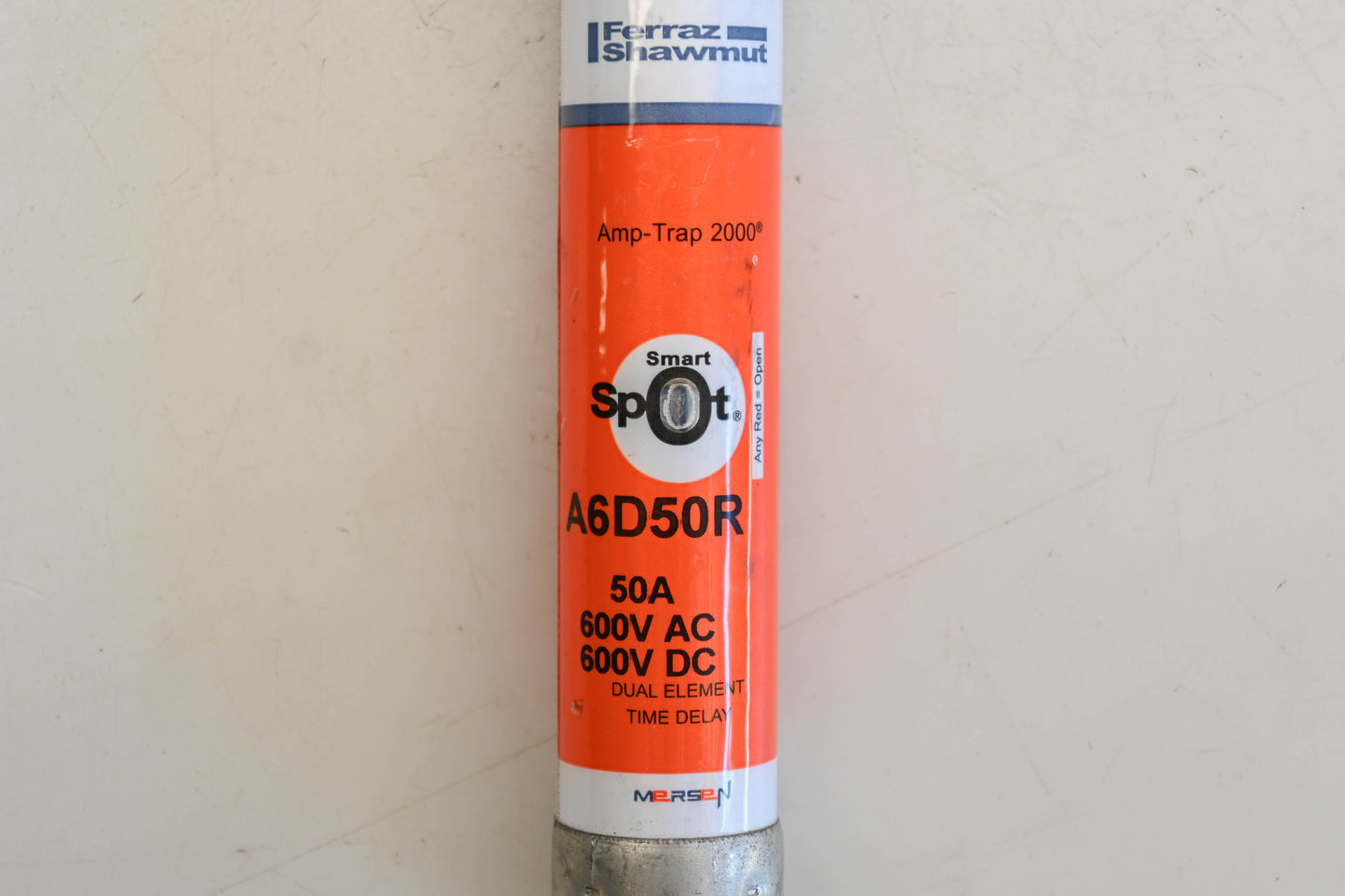 Ferraz Shawmut A6D50R 50A-600V Smart Spot Fuse NOS