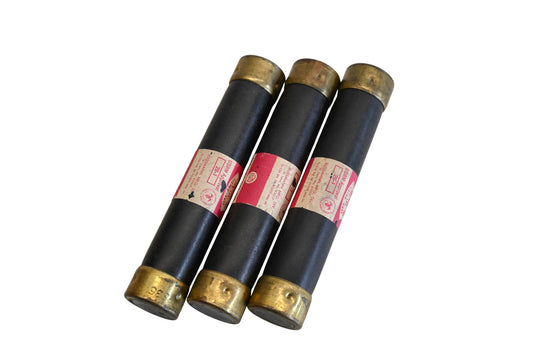 Bussmann FRS35, FRS-35 35A-600V Fusetron Fuses Qty 3