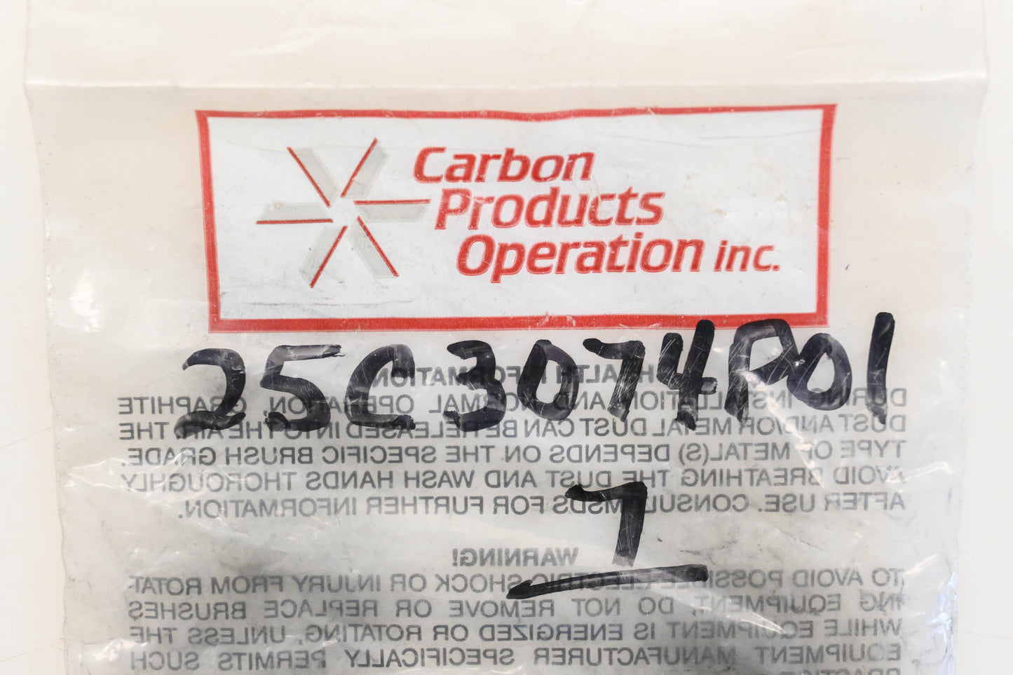 CPO 25C3074P01, 25C3074 Brush NOS