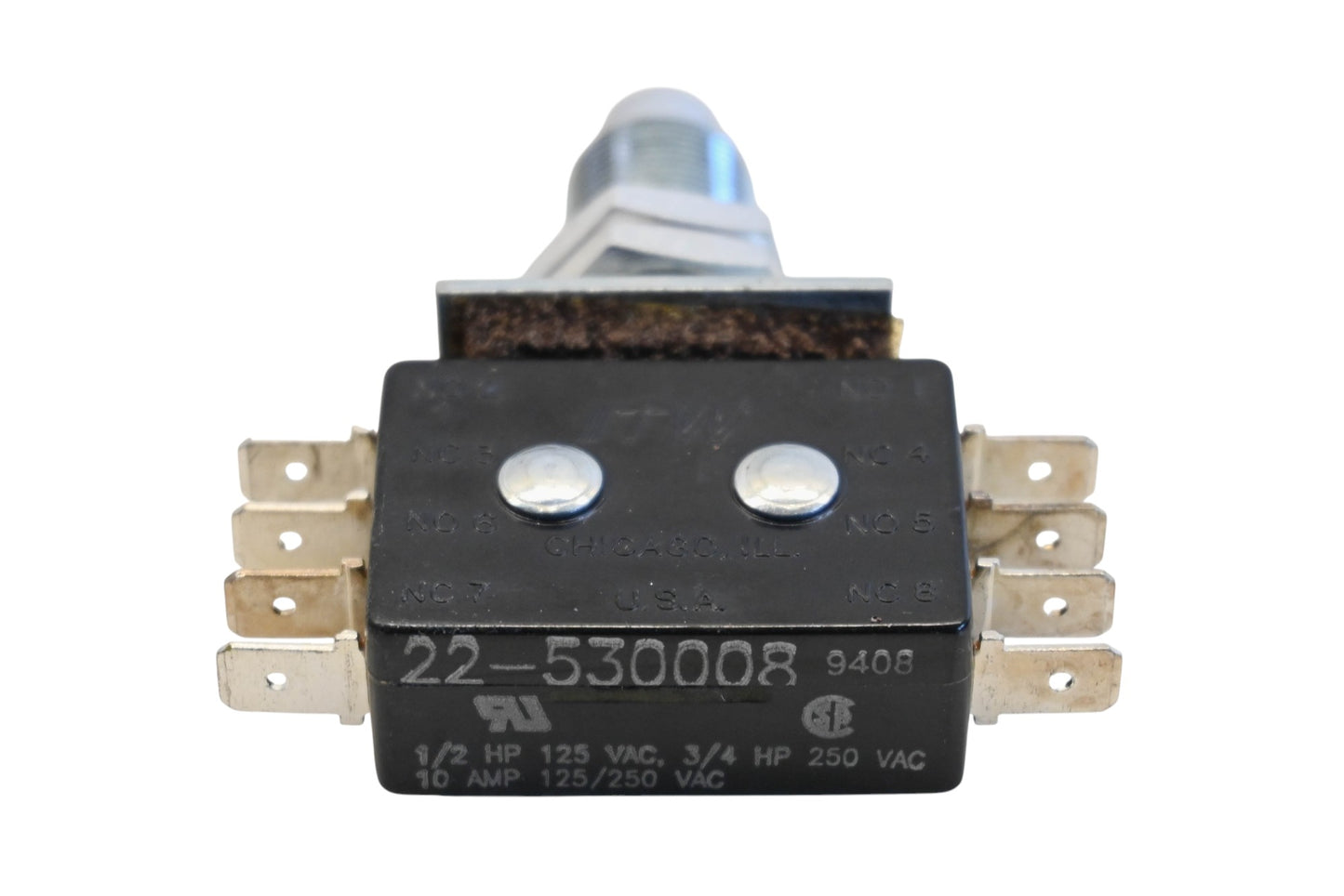 ITW 22-530008, 72-2085, 9408 Switch Assembly NOS