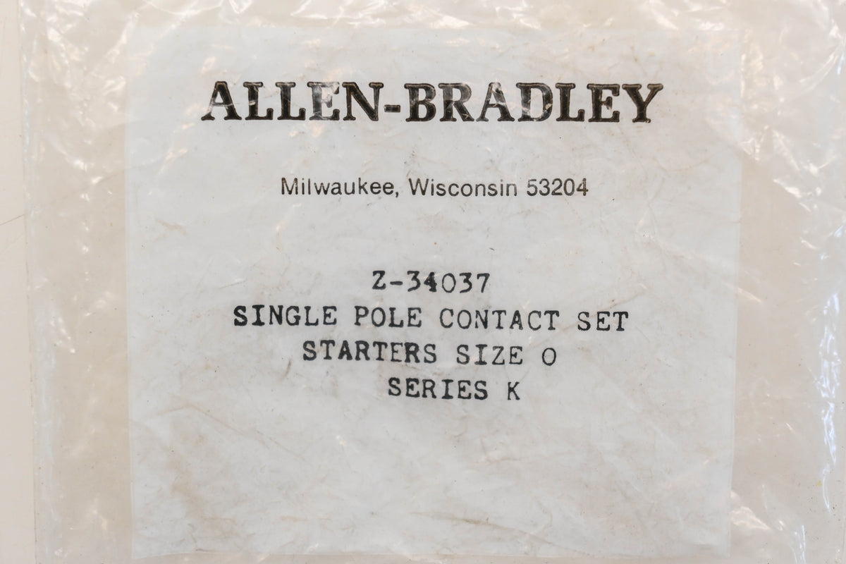 Allen Bradley Z-34037 Contact Kit NOS