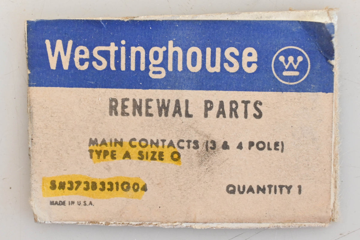 Westinghouse 373B331G04 Main Contact Kit NOS