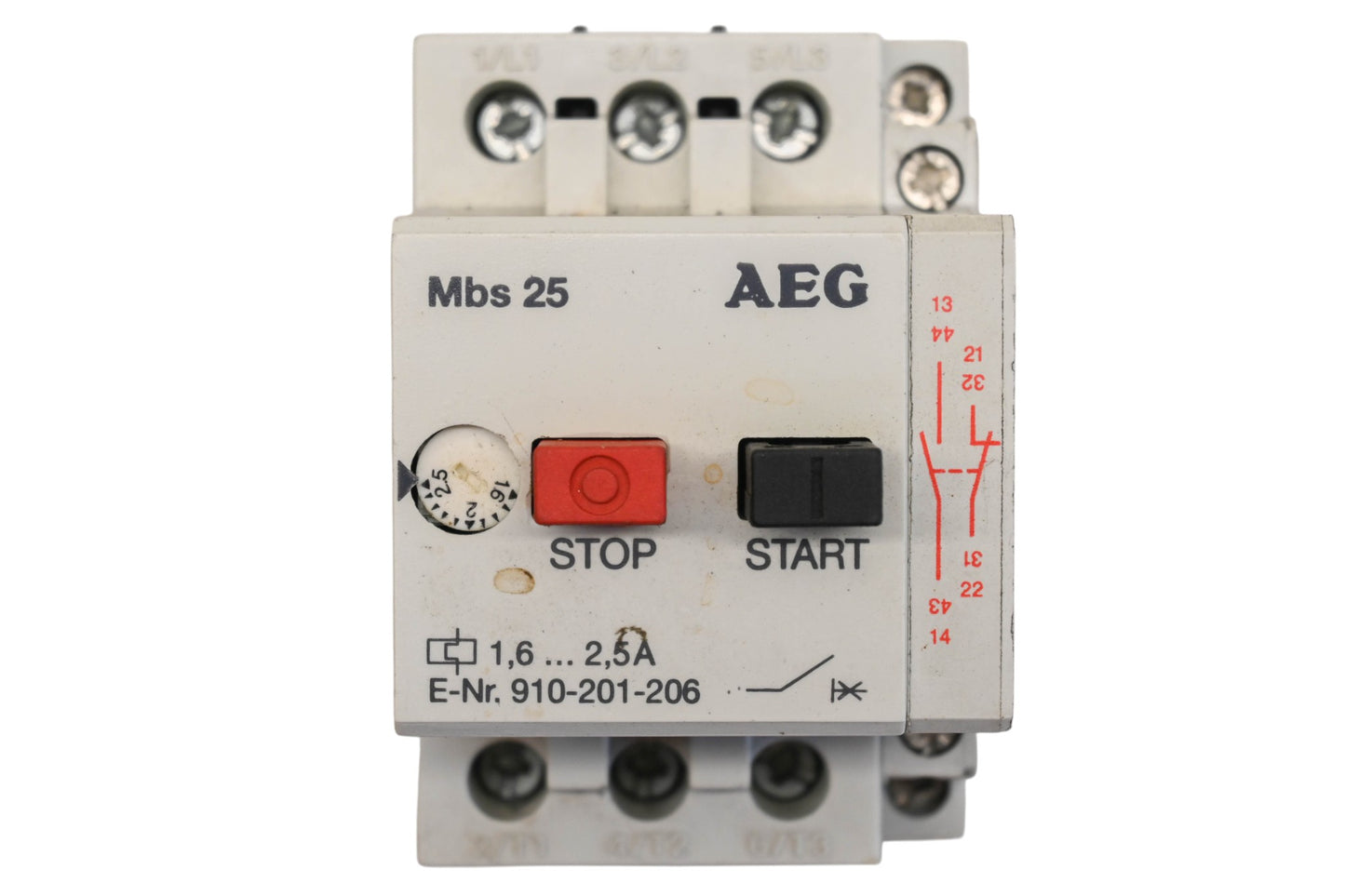 AEG 910-201-206 Manual Motor Starter Assembly