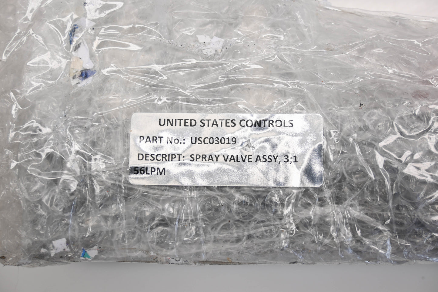 U.S. Controls USC03019 50mm Spray Valve Assembly NOS