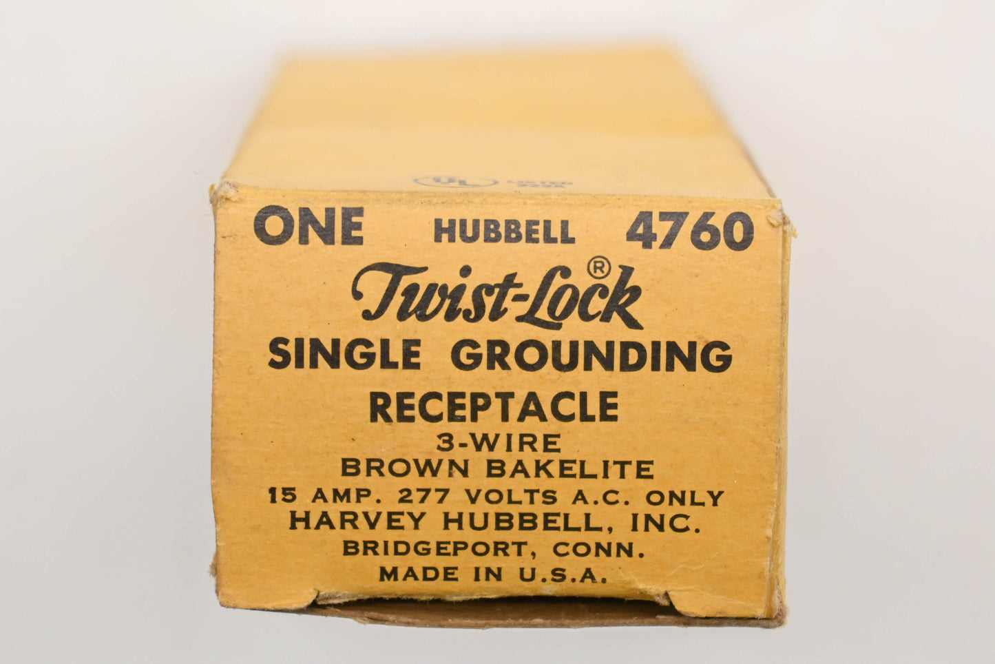 Hubbell 4760 15A-277V Twist Lock Receptacle Assembly NOS