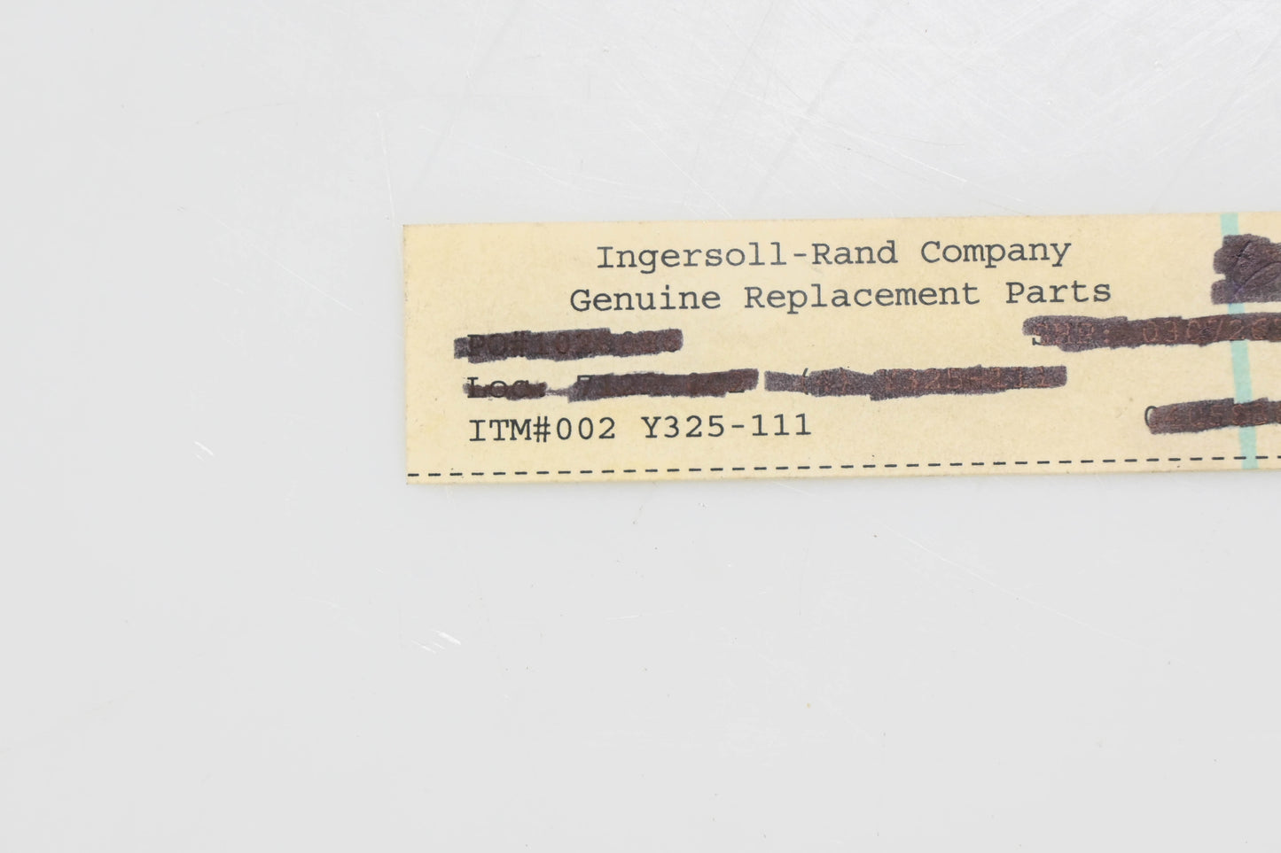 Ingersoll-Rand Y325-111 O-Ring NOS