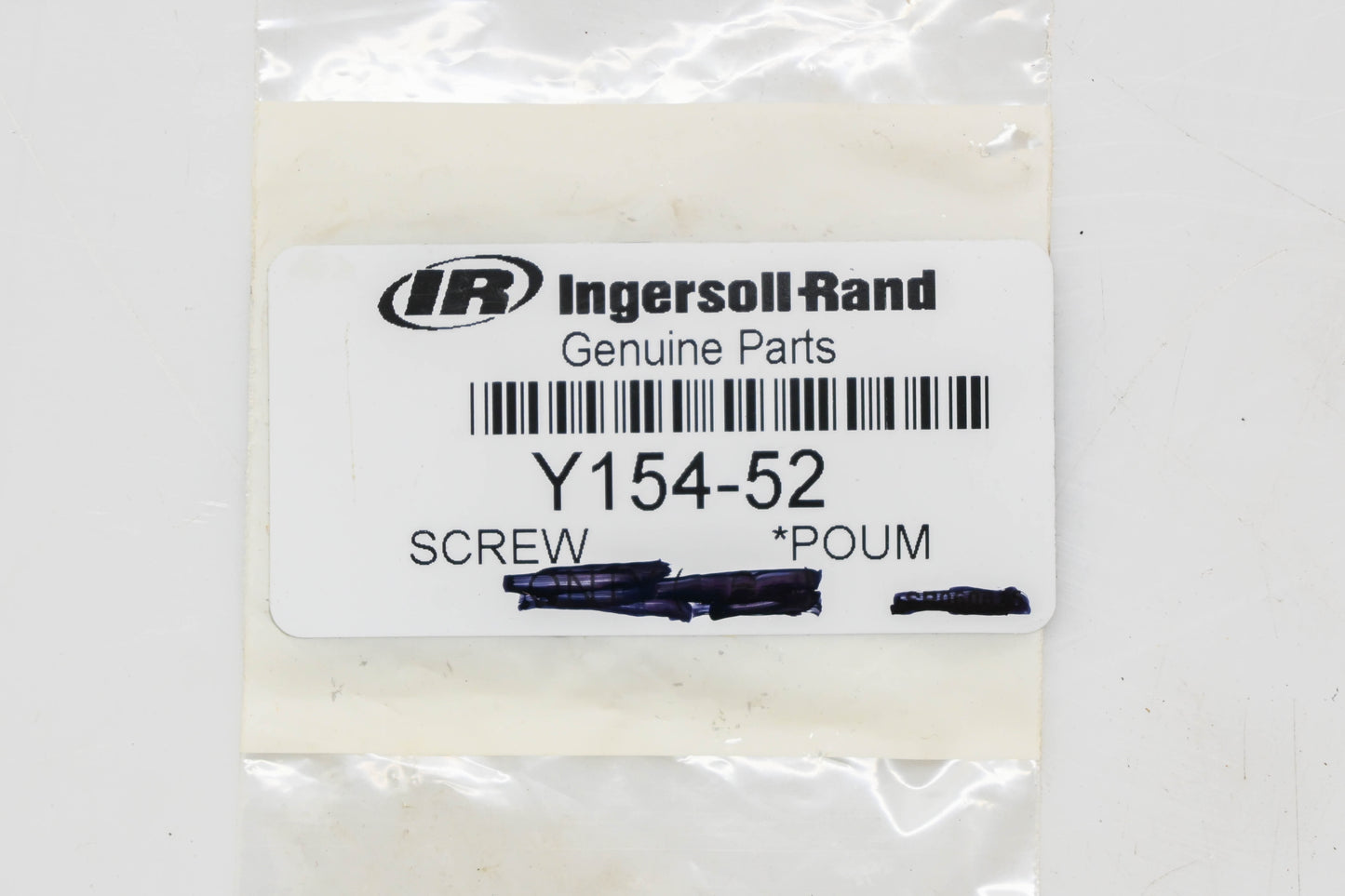 Ingersoll-Rand Y154-52 Hex Head Screw NOS