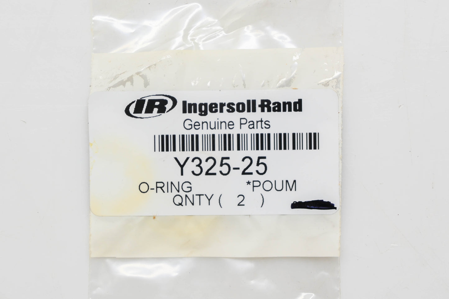 Ingersoll-Rand Y325-25 O-Rings Qty 2 NOS
