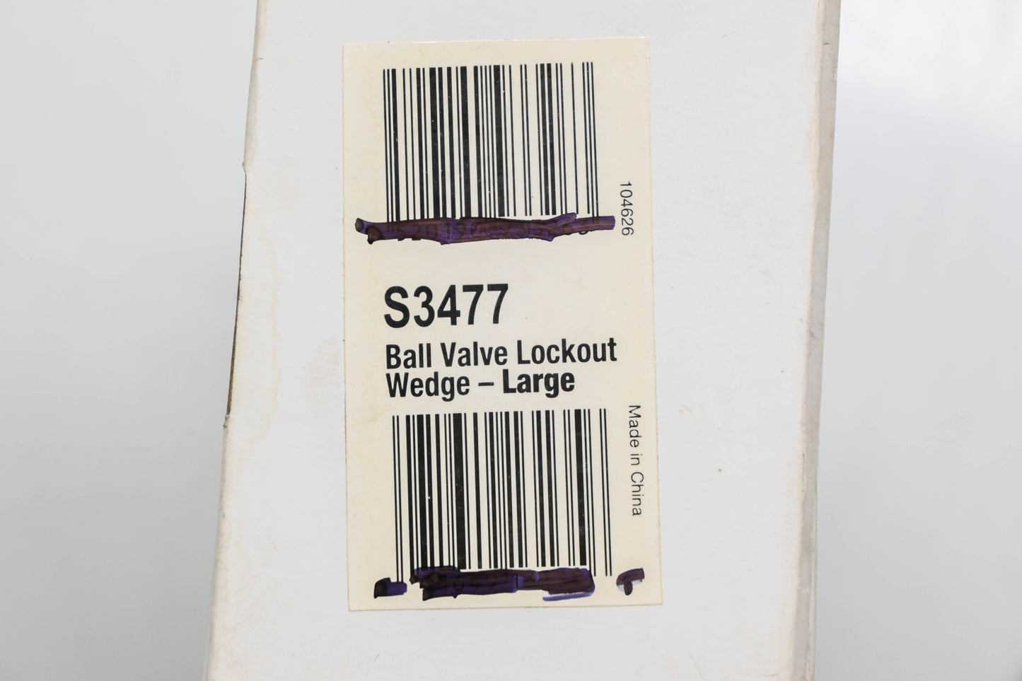 Master Lock S3477 Ball Valve Lockout NOS