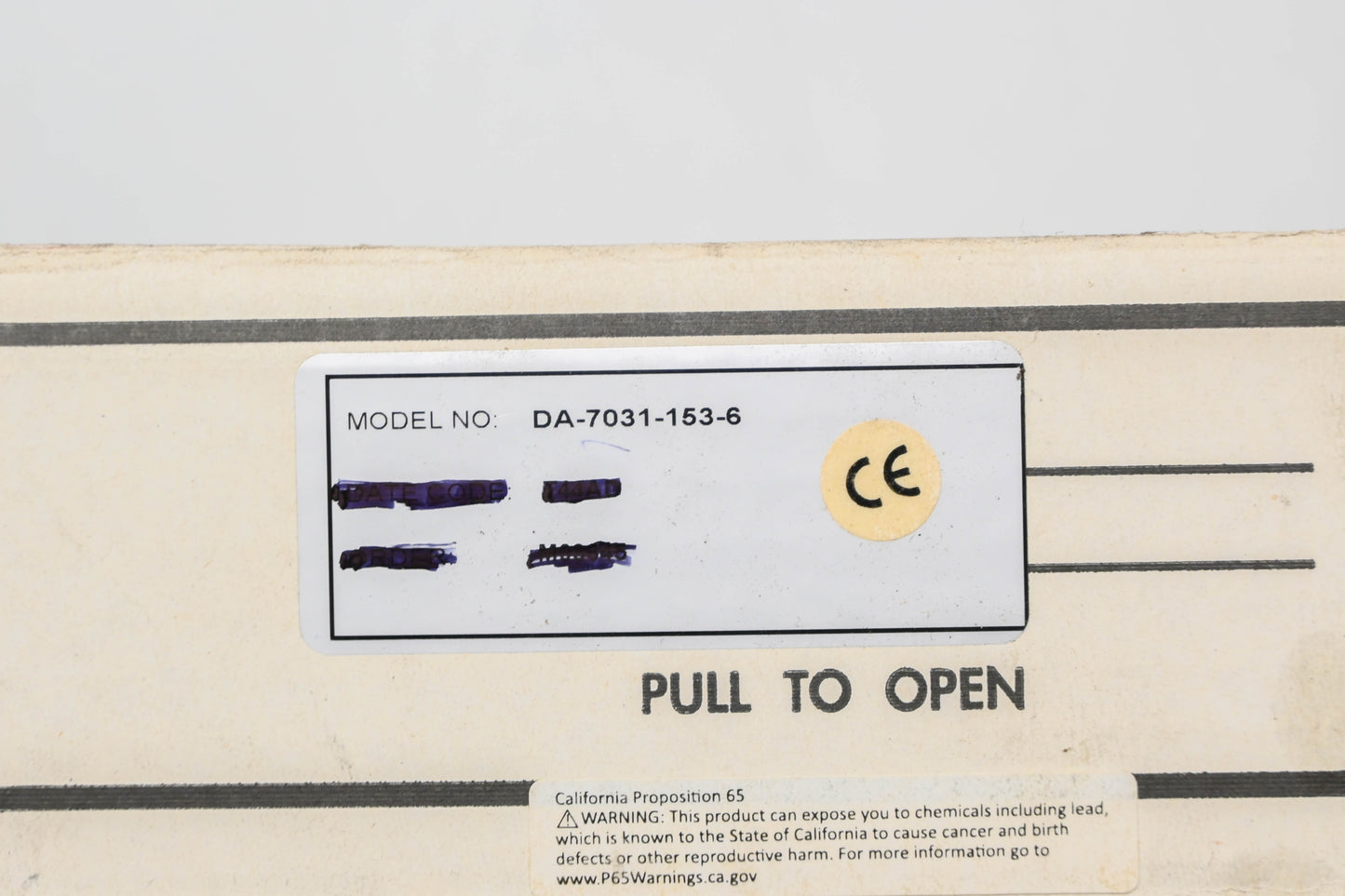 Mercoid DA-7031-153-6 Pressure Switch NOS