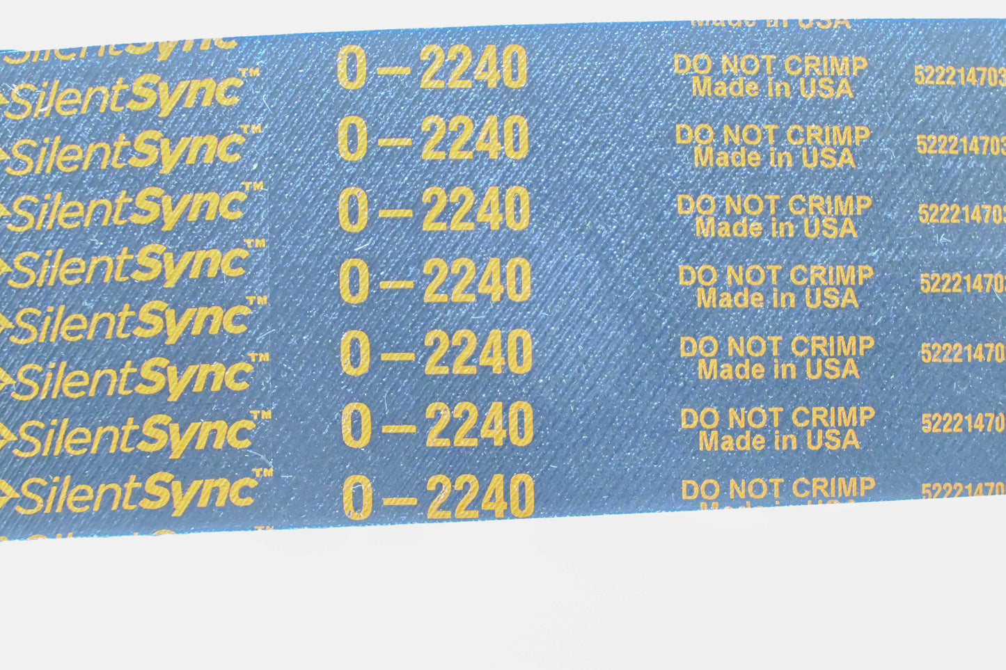 Continental O-2240, 20039029 Silent Sync Belt NOS