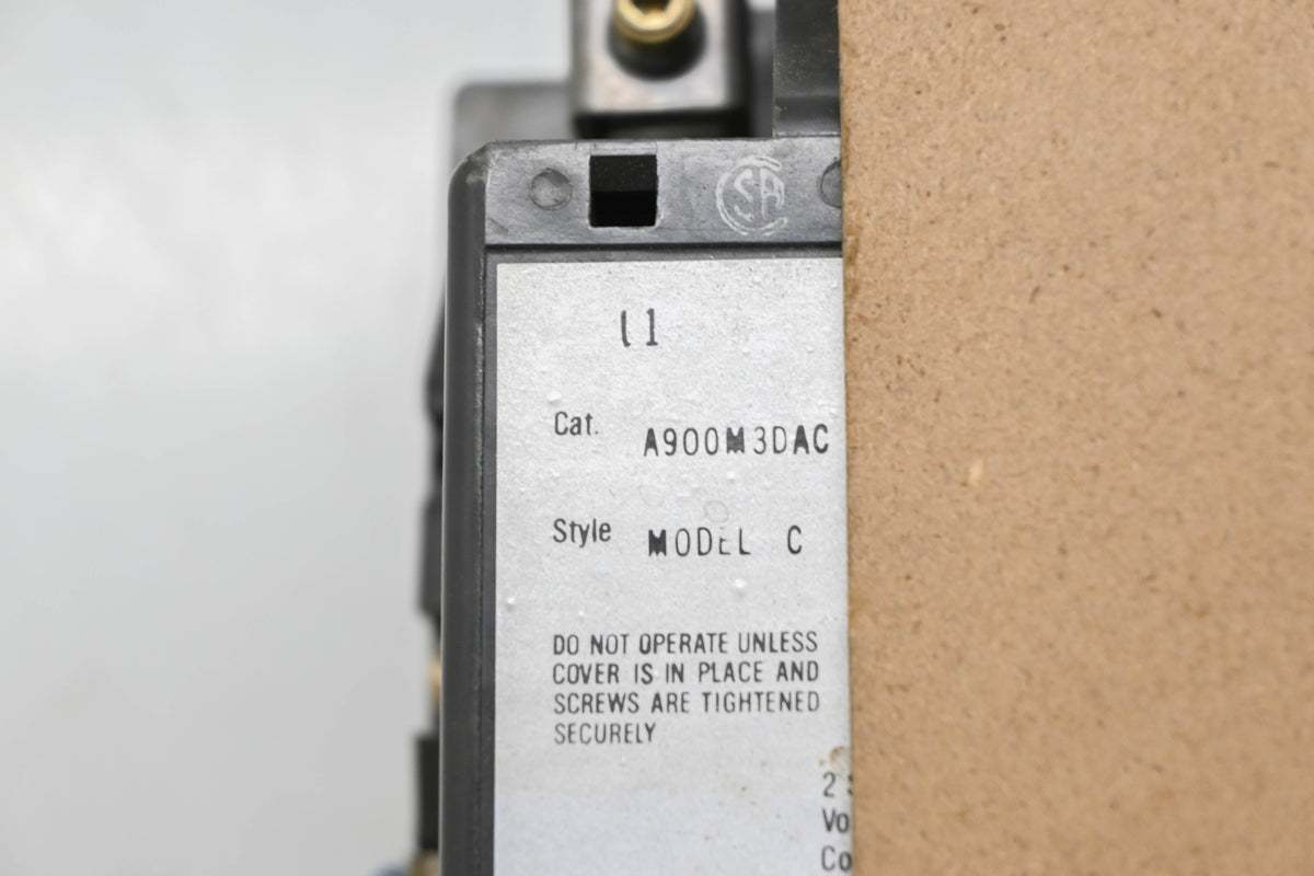 Westinghouse A900M3DAC Size 3 Motor Starter Contactor