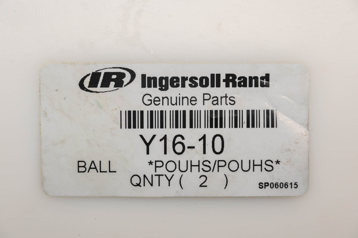 Ingersoll-Rand Y16-10 5/16" Steel Balls Qty 2 NOS