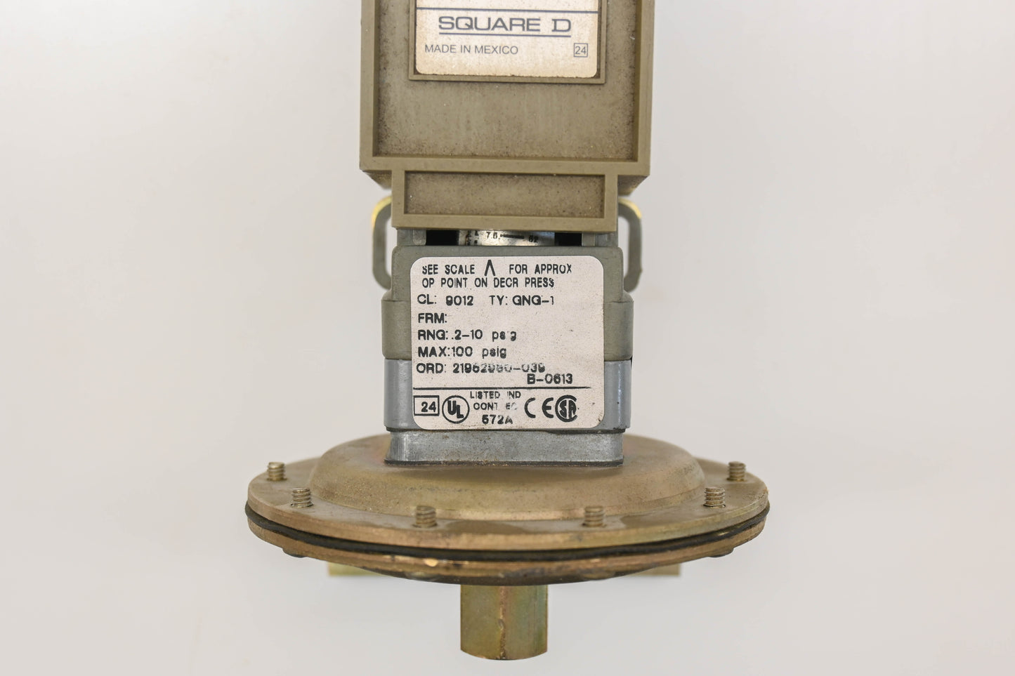 Square D 9012GNG-1, 9012GNG1 Pressure Switch