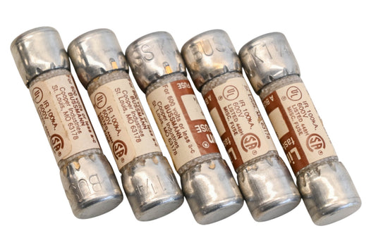 Bussmann KTK 1-1/4, KTK-1-1/4 Limitron 1.25A-600V Fuses Qty 5 NOS