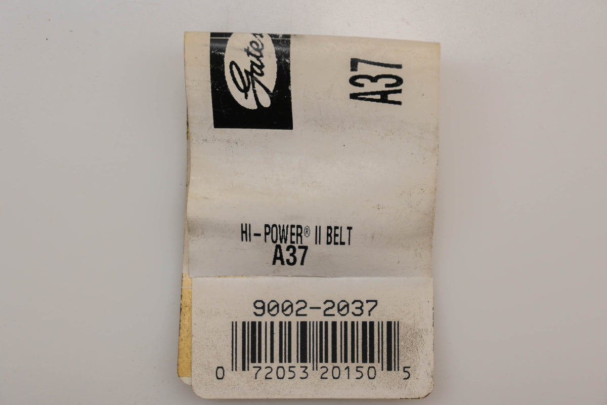Gates A37, 9002-2037 1/2" x 39" Hi-Power V-Belt NOS