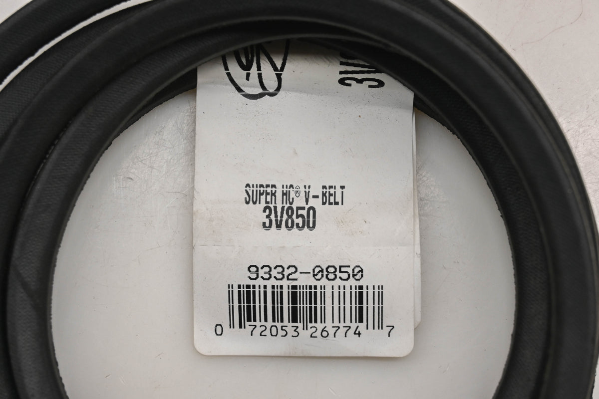 Gates 3V850, 9332-0850 3/8" x 85" Super HC V-Belt NOS