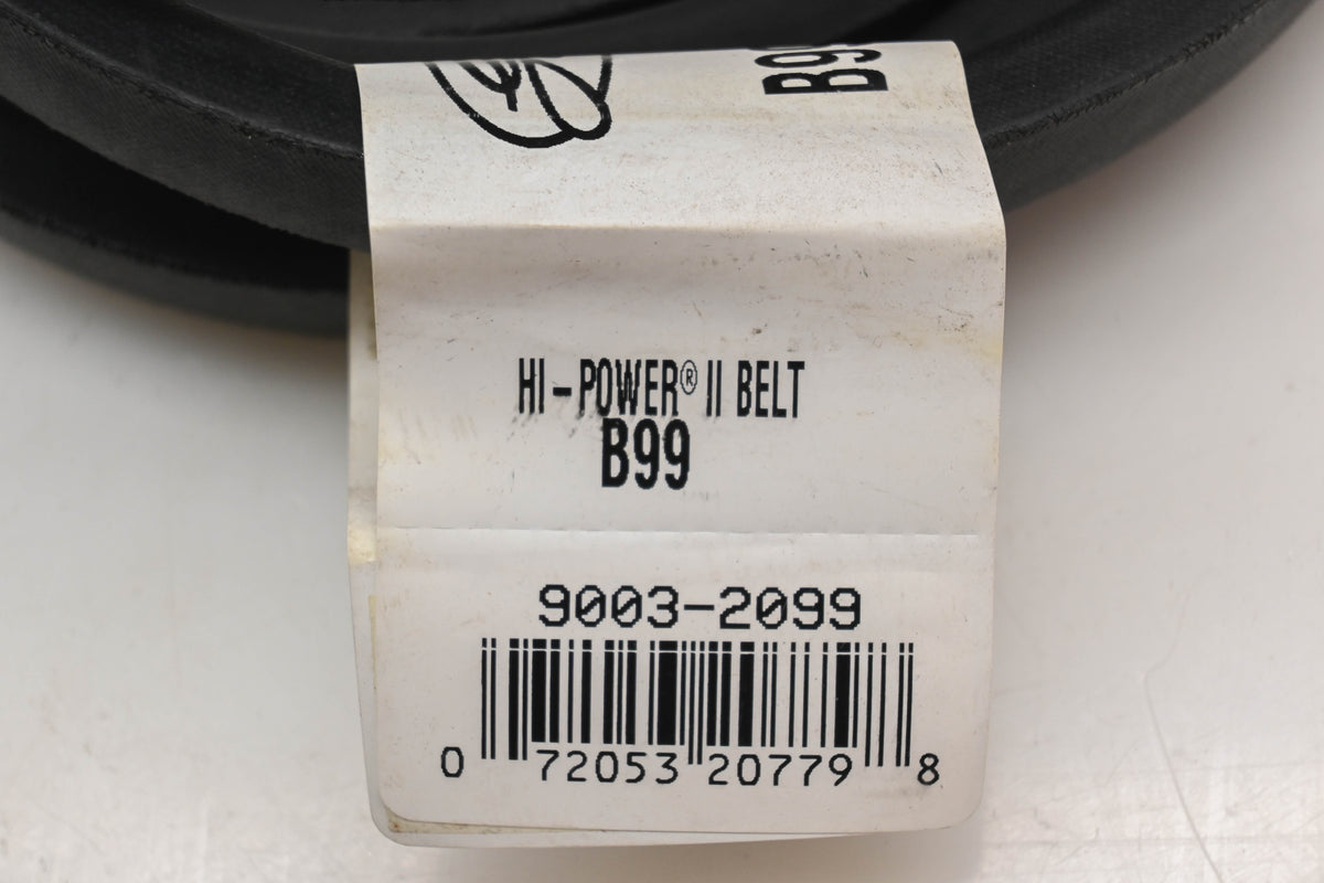 Gates B99, 9003-2099 21/32" x 102" Tri-Power V-Belt NOS