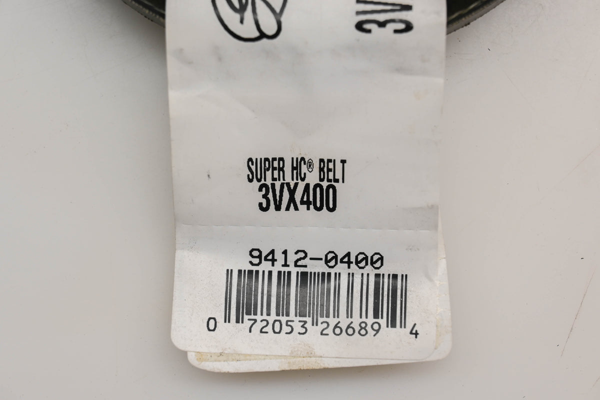 Gates 3VX400, 9412-0400 3/8" x 40" Super HC V-Belt Qty 2 NOS