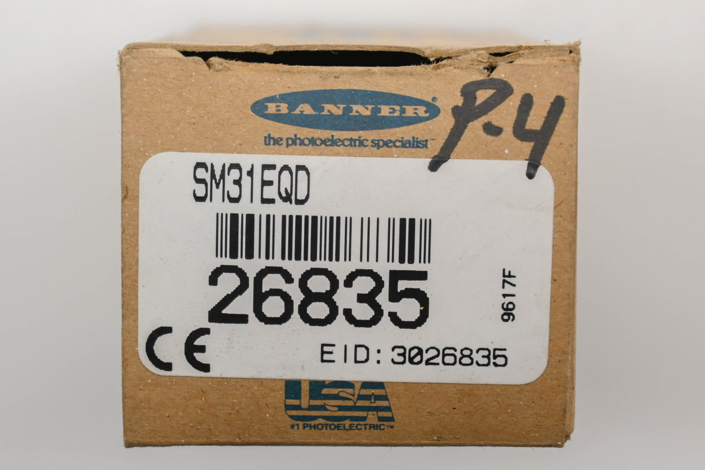 Banner 26835, SM31EQD Mini-Beam Photoelectric Sensor NOS