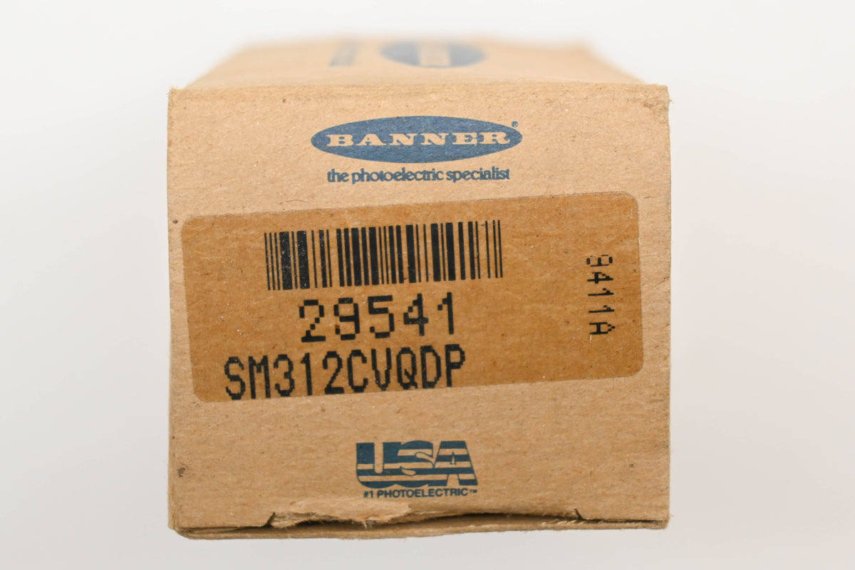 Banner 29541, SM312CVQDP Mini-Beam Photoelectric Sensor NOS