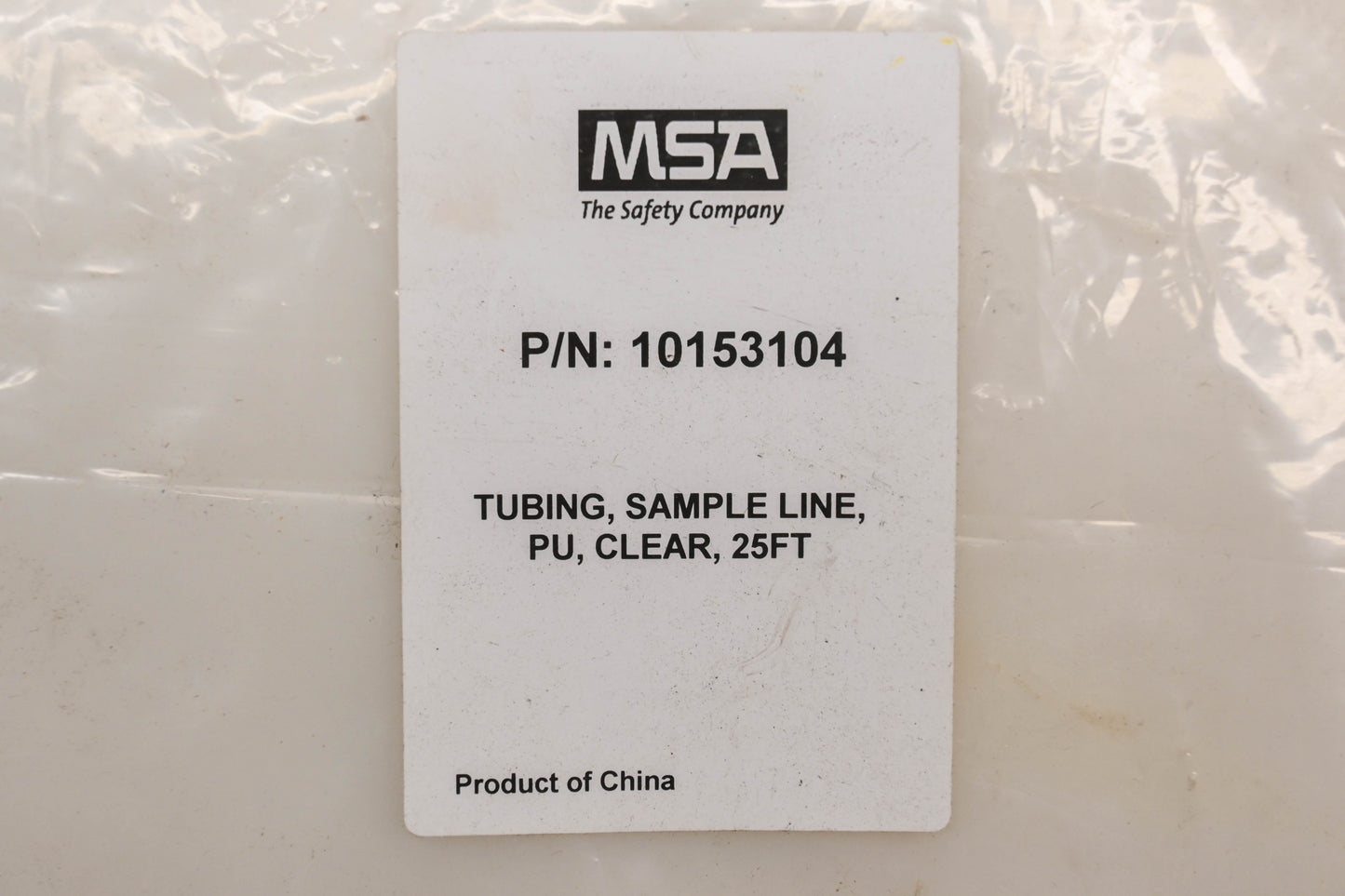 MSA 10153104 25FT Polyurethane Sample Line NOS