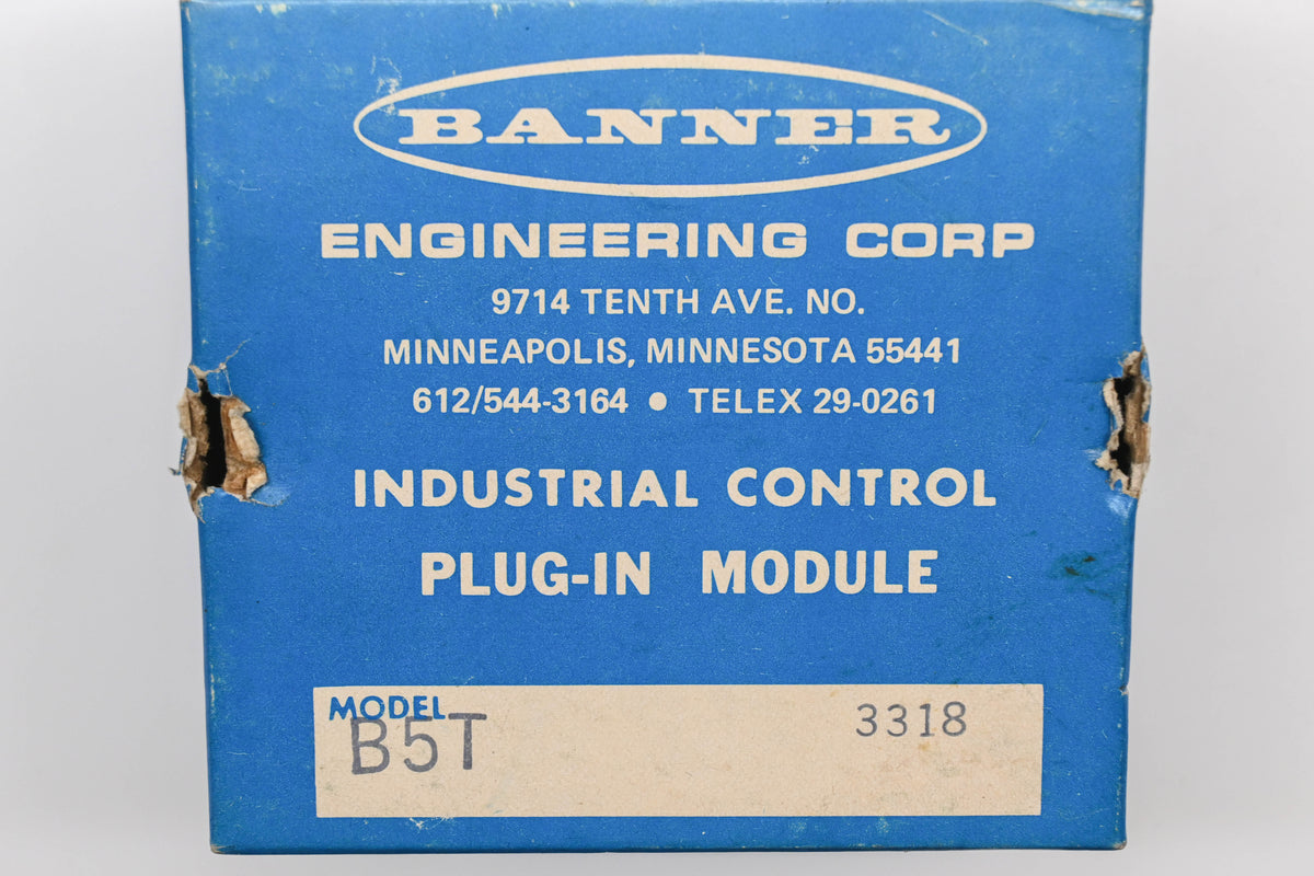 Banner 5BT, 3318 Photoelectric Logic Module NOS