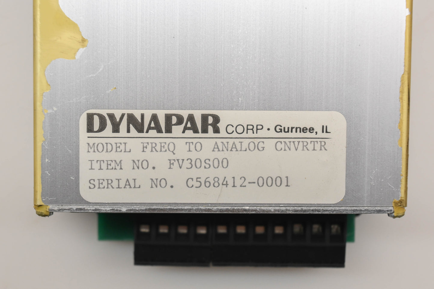 Dynapar FV30S00, C568412-0001 Frequency To Analog Converter NOS