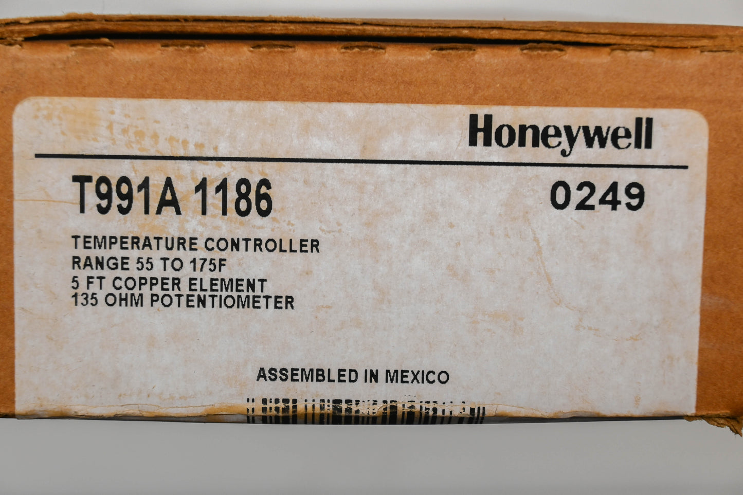 Honeywell T991A 1186 55-175�F Temperature Controller NOS