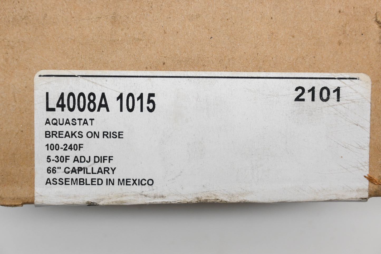 Resideo L4008A 1015 100-240�F Aquastat Controller NOS