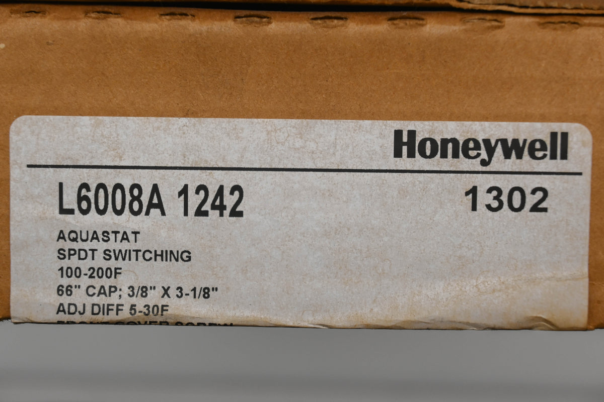 Honeywell L6008A 1242 100-240�F Aquastat Controller NOS