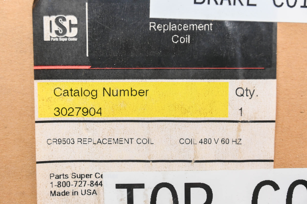 PSC 3027904, CR9503 480V 60Hz Coil NOS