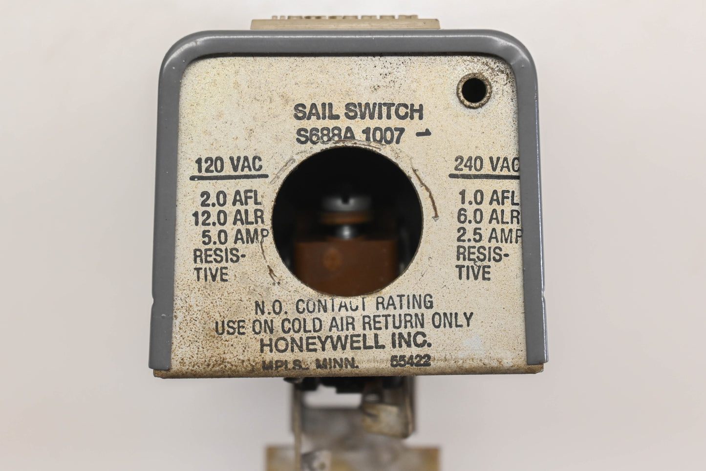 Honeywell S688A 1007, S688A1007 Air Flow Switch