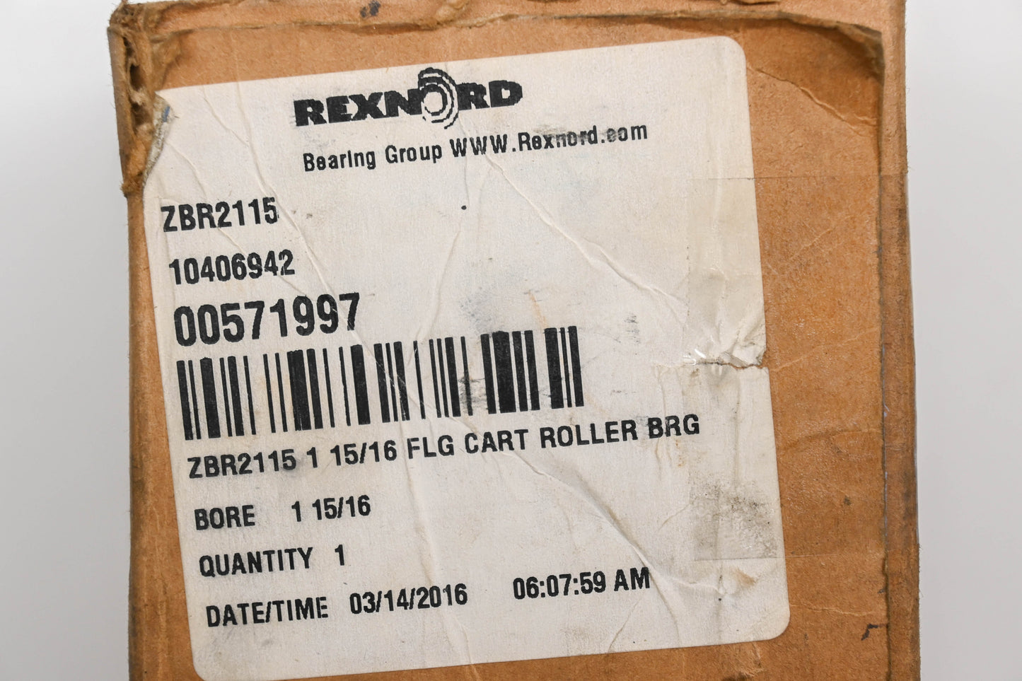 Rexnord ZBR2115 1-15/16" Flanged Roller Bearing NOS