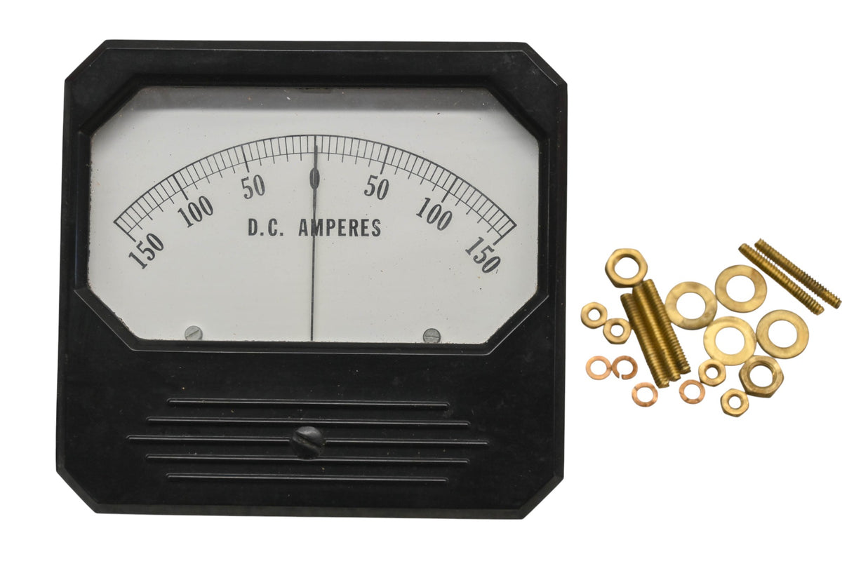 Triplett Electric 65201-6RR, 65205-33D 150-0-150 Amp DC Voltage Meter Kit NOS