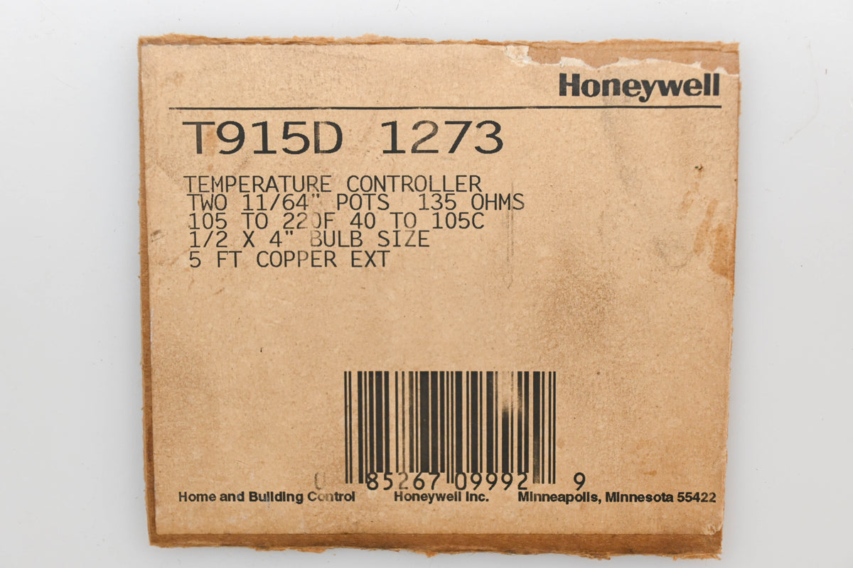 Honeywell T915D 1273, T915D1273 Temperature Controller
