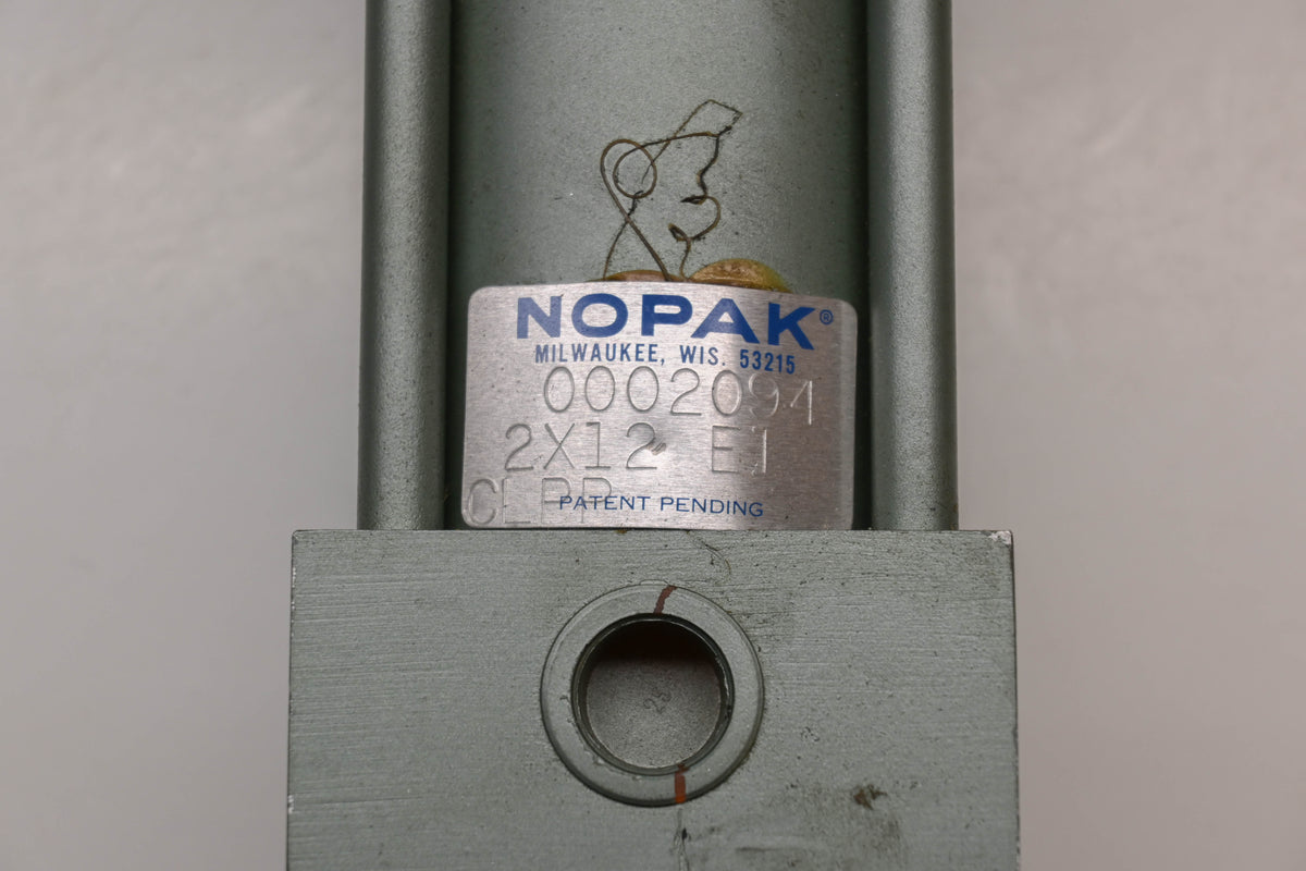 Nopak CLPP 2X12E1, 2X12E1 Pneumatic Cylinder NOS