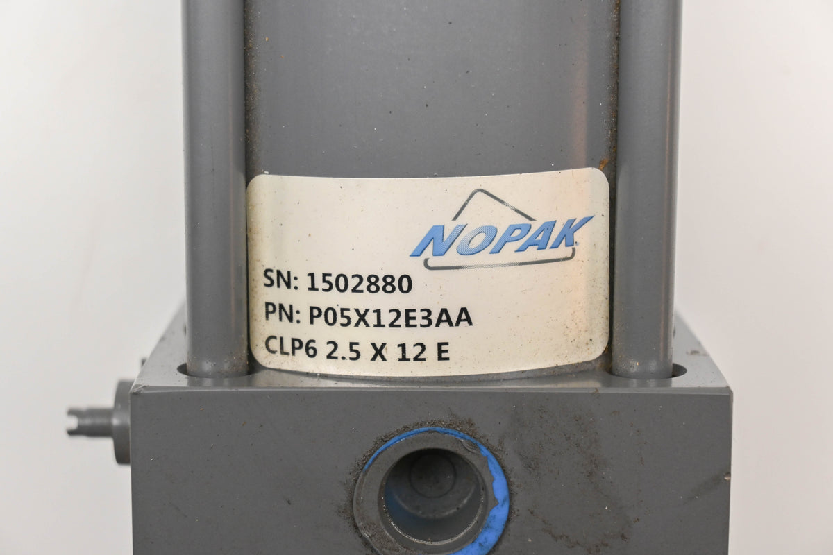 Nopak P05X12E2AA, CLP6 2.5X12E Pneumatic Cylinder NOS