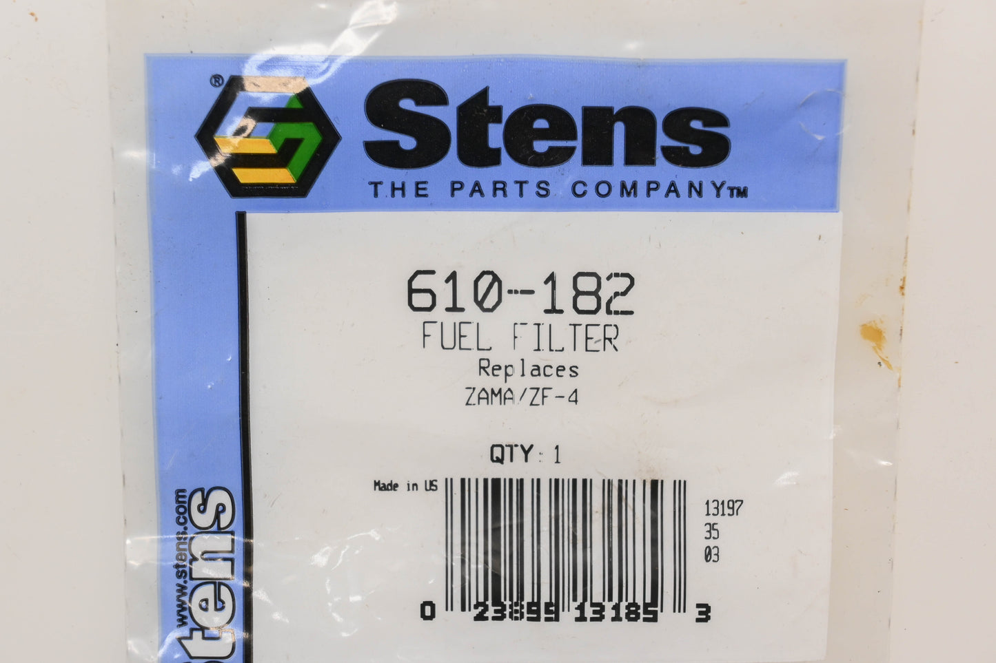 Stens 610-182, ZF-4 Fuel Filter NOS