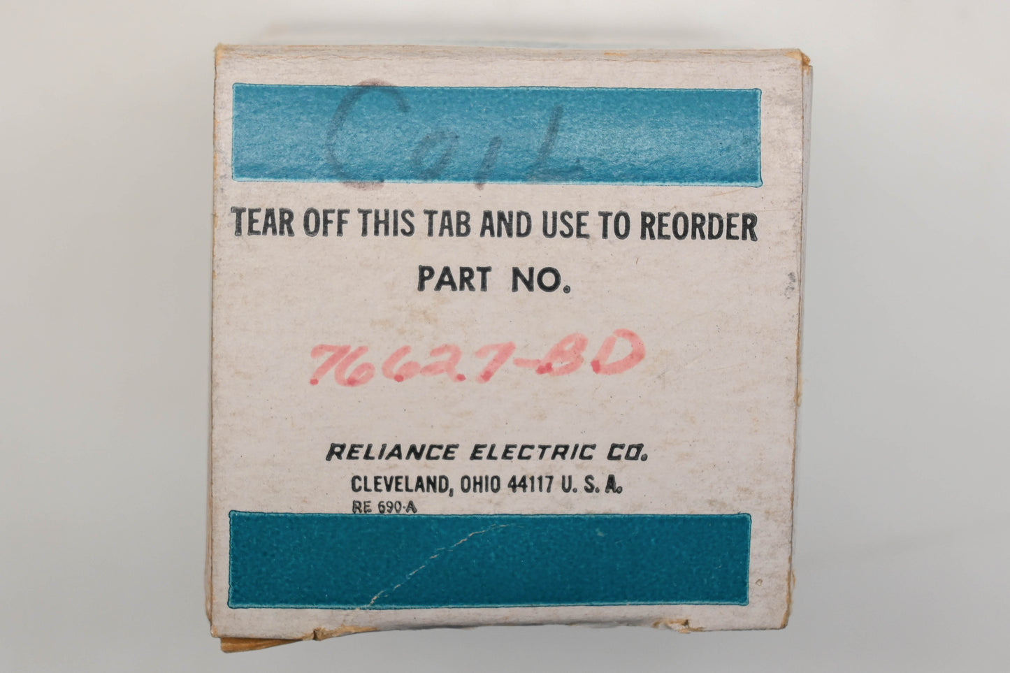 Reliance Electric 76627-BD Coil NOS