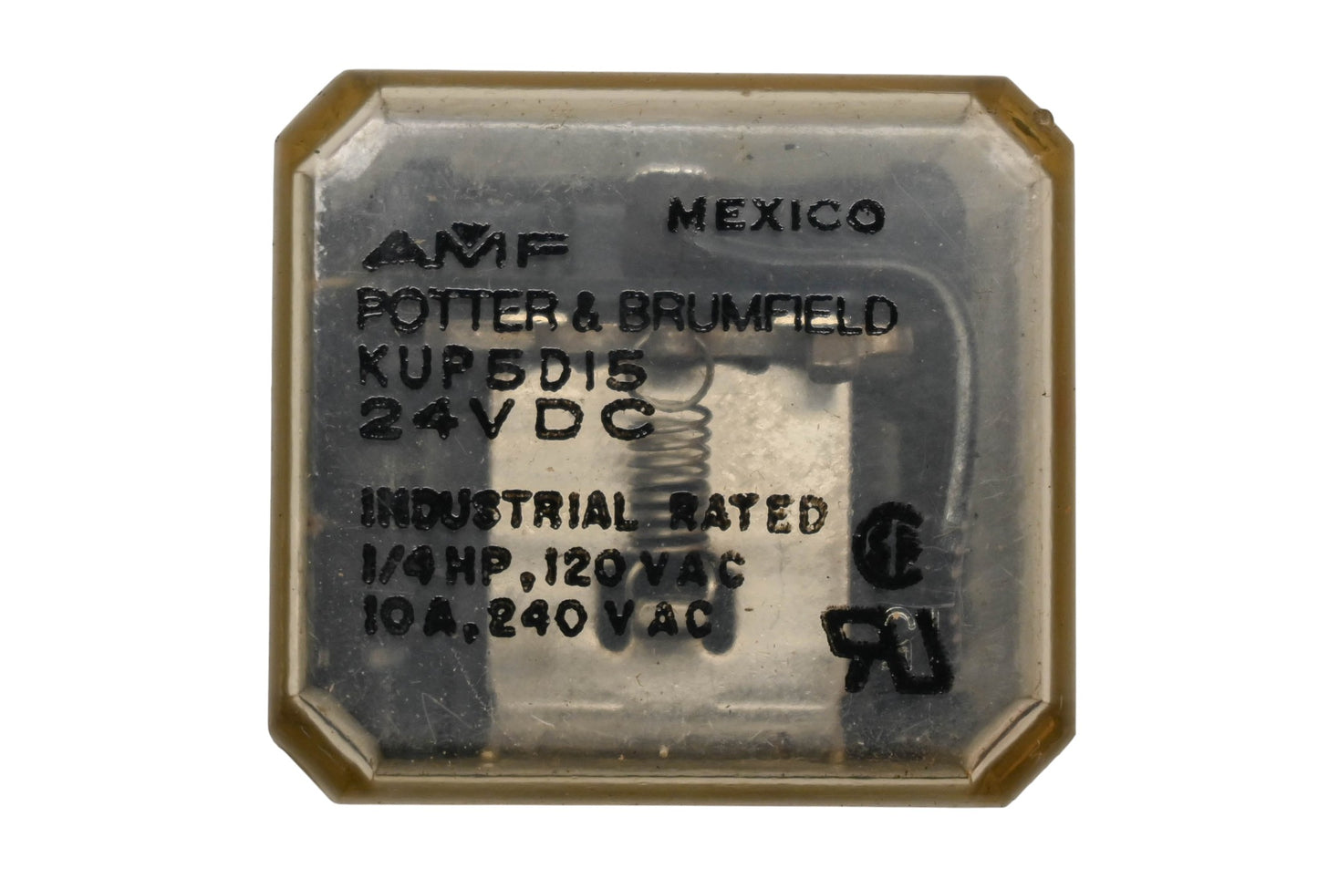Potter & Brumfield KU-90075, KUP5D15 1/4HP 10A Relay