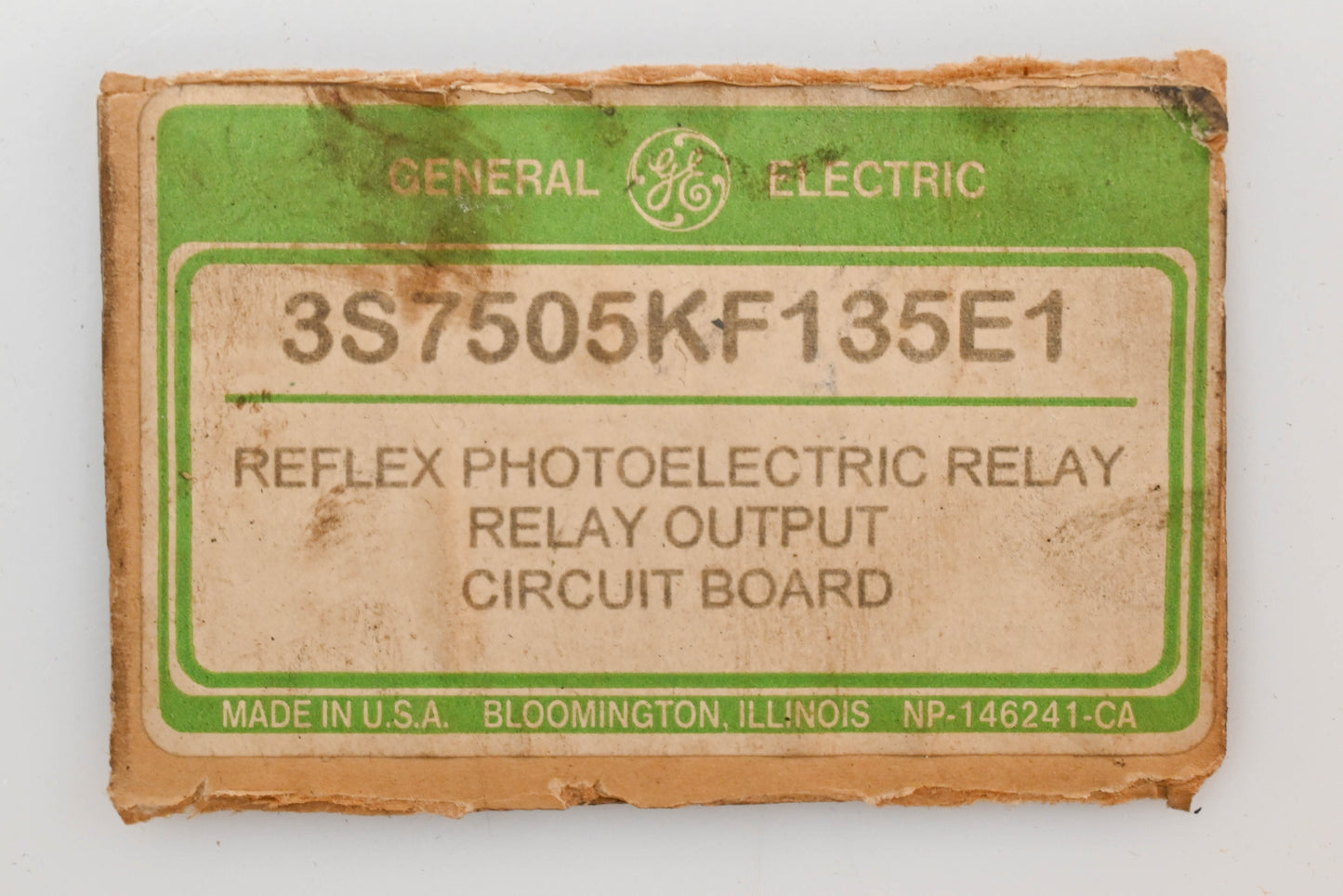 GE 3S7505KF135E1 Photoelectric Control Board NOS