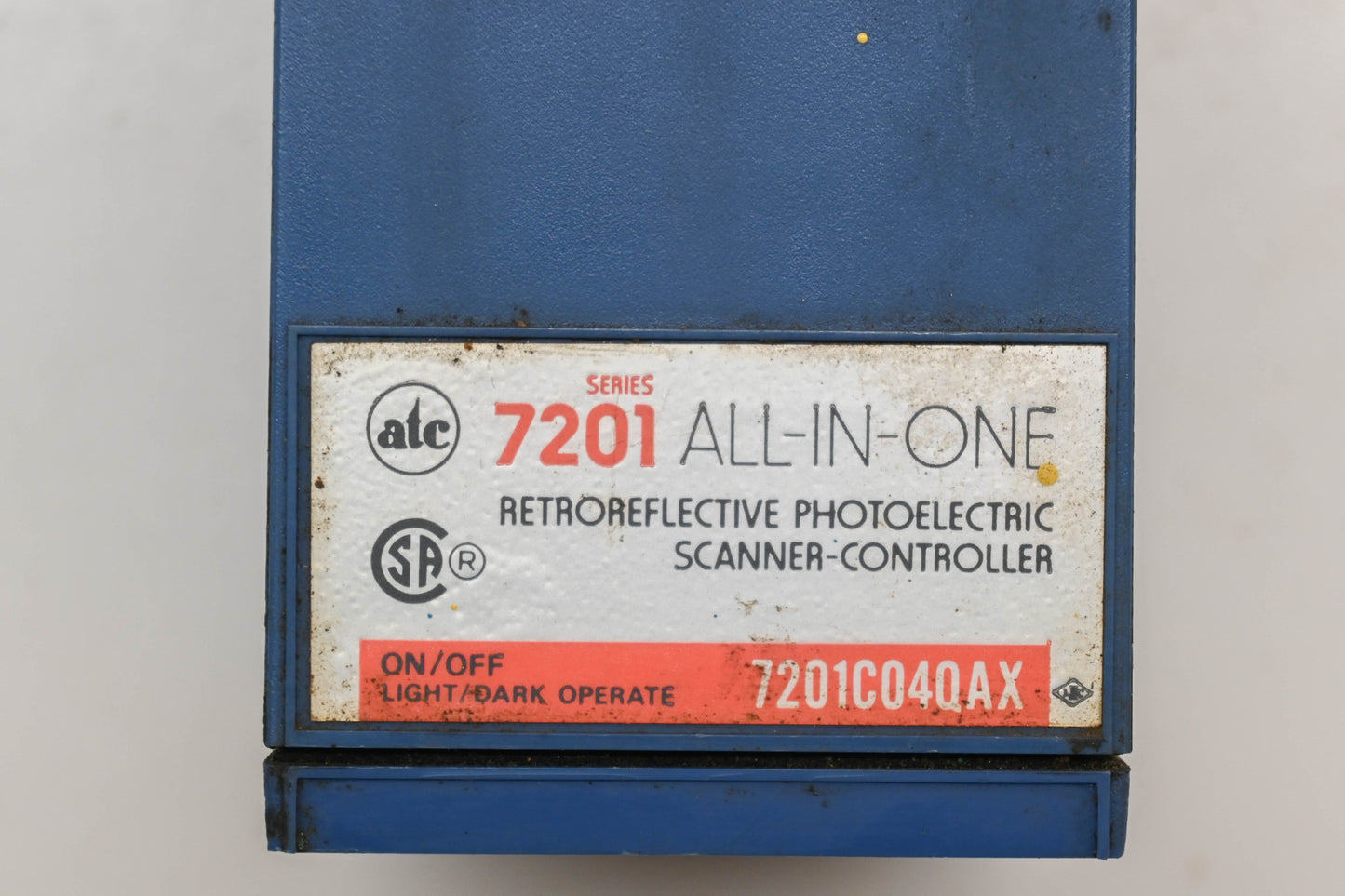 ATC 7201C04QAX Retroreflective Photoelectric Scanner Controller