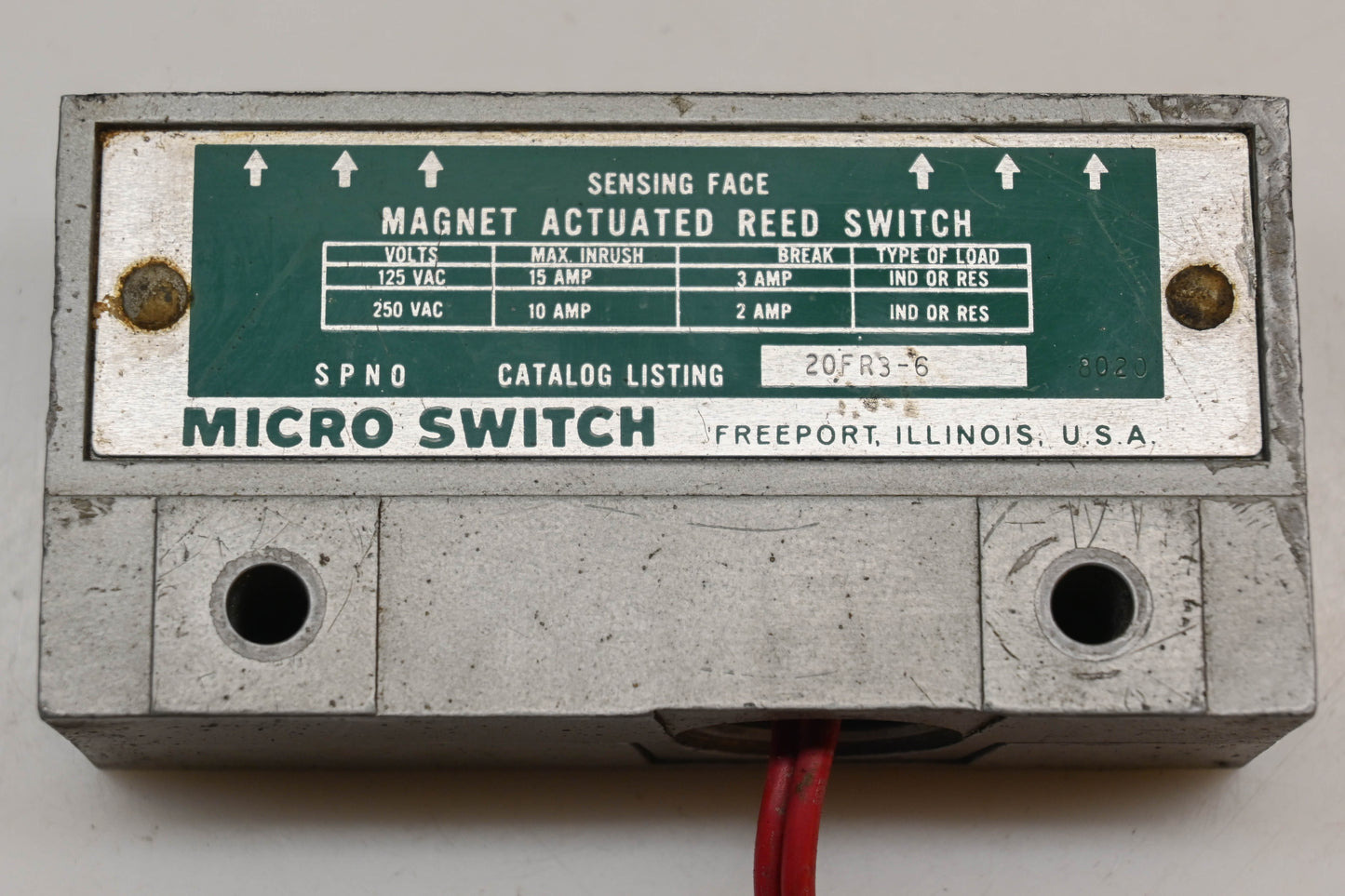 Micro Switch 20FR3-6 Magnet Actuator