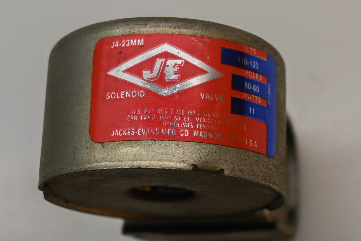 Jackes-Evans J4-23MM 11W-110/120V Solenoid Valve