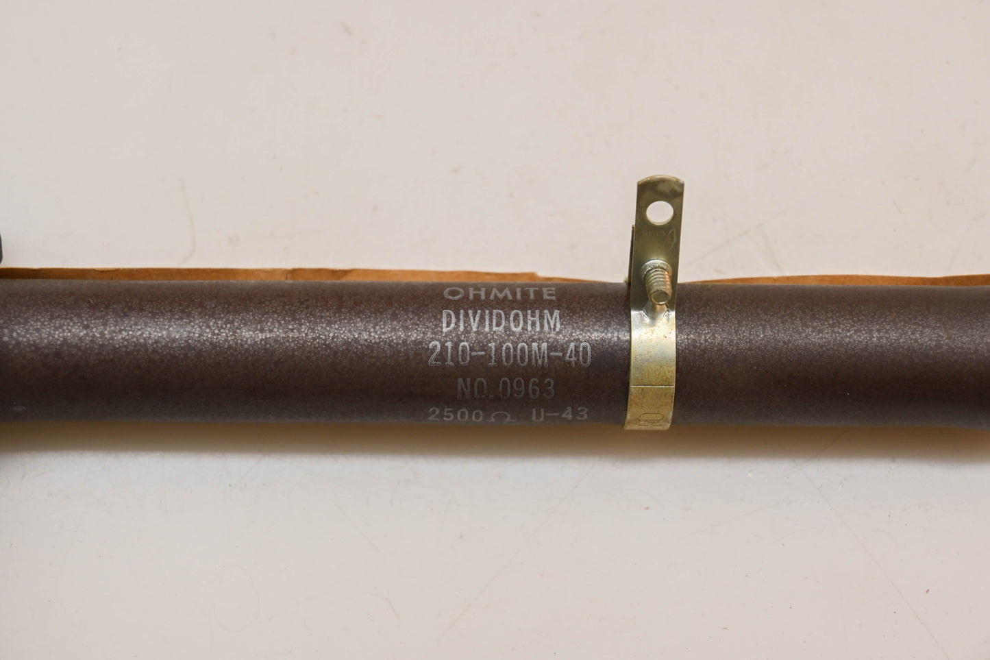 Ohmite 210-100M-40 100W-2500? Resistor NOS